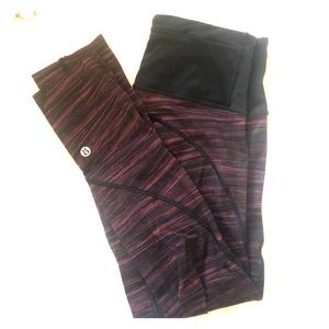 Lululemon fast and free size 2 leggings.